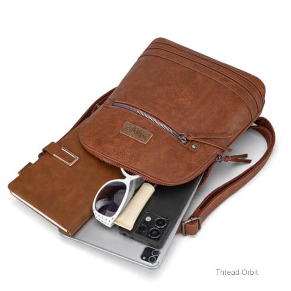 Mini Backpack Purse Daypack Adjustable Strap PU L… - image 6